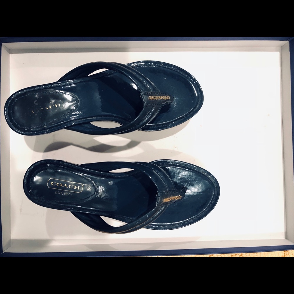 Coach slide sandals